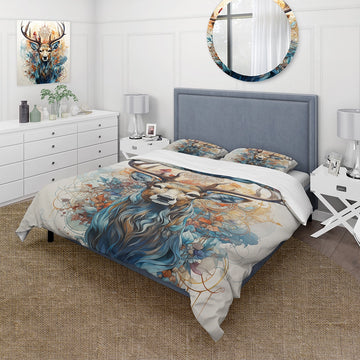 Deer Abstracted Antlers - Duvet Cover Set